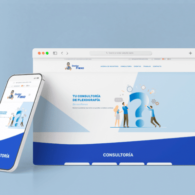Ejemplo de página web empresarial moderna y responsive creada por Soulvi
