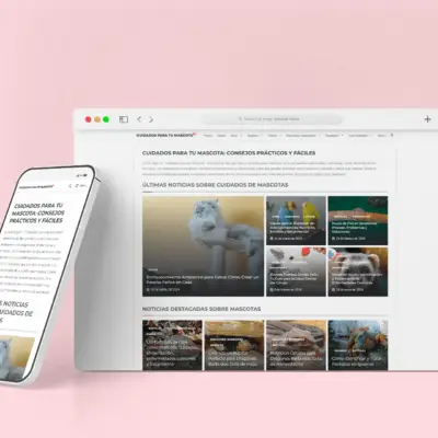 Ejemplo de diseño Web Blog en Ontinyent