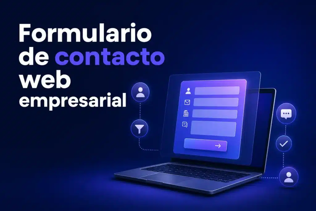 Escena editorial sobre Formularios de contacto que generan oportunidades: qué preguntar y qué evitar en una web empresarial